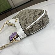 Gucci Mini Borsa A Spalla GG Con Ciondolo 19x10x3cm - 6