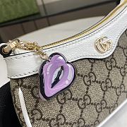 Gucci Mini Borsa A Spalla GG Con Ciondolo 19x10x3cm - 3