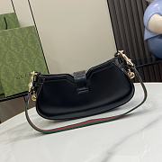 Gucci Moon Side Mini Shoulder Bag Black 24x12x5cm - 6