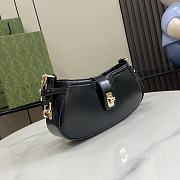 Gucci Moon Side Mini Shoulder Bag Black 24x12x5cm - 3