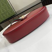 Gucci Moon Side Mini Shoulder Bag Red 24x12x5cm - 5