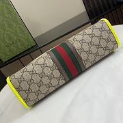 Gucci Pochette Ophidia GG Neon Yellow 28.5x18x9cm - 6