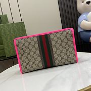 Gucci Pochette Ophidia GG Pink 28.5x18x9cm - 5