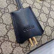 Gucci Padlock GG Medium Shoulder Bag Beige And Black GG 32.5x24x5.5cm - 6