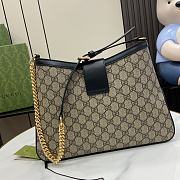 Gucci Padlock GG Medium Shoulder Bag Beige And Black GG 32.5x24x5.5cm - 2