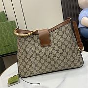 Gucci Padlock GG Medium Shoulder Bag Beige And Ebony GG 32.5x24x5.5cm - 3