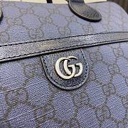 Gucci Ophidia Medium GG Briefcase Blue And Dark Blue GG 36.5x29x7.5cm - 4