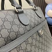 Gucci Ophidia Medium GG Briefcase Dark Grey And Black GG 36.5x29x7.5cm - 5