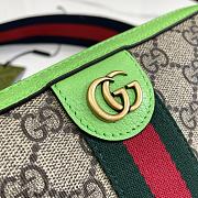 Gucci Ophidia GG Small Crossbody Bag Green 23.5x16x4.5cm - 4