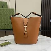 Gucci Mini Bucket Shoulder Bag Brown 18.5x20.5x12.5cm - 1