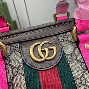 Gucci Gucci Savoy Medium Duffle Bag Pink 44x28.5x24.5cm - 6