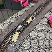 Gucci Gucci Savoy Medium Duffle Bag Pink 44x28.5x24.5cm - 3