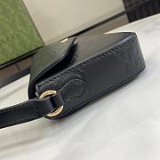 Gucci GG Super Mini Shoulder Bag Black GG 21x13.5x3cm - 5