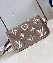 LV Nano Diane Tourterelle Beige/ Cream M83300 19x10.5x6cm - 4