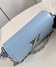 LV Twist West Pochette Light Blue M83478 19x10.5x6.5cm - 6