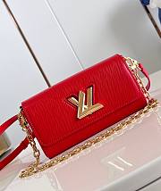 LV Twist West Pochette Light Red M83593 19x10.5x6.5cm - 1