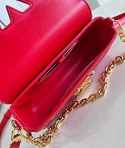 LV Twist West Pochette Light Red M83593 19x10.5x6.5cm - 4