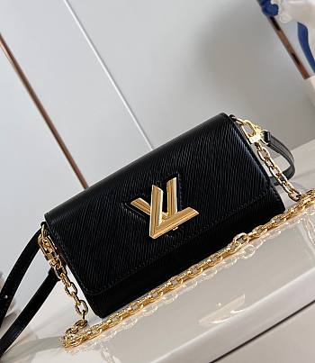 LV Twist West Pochette Light Black M83077 19x10.5x6.5cm