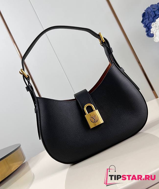 LV Low Key Shoulder Bag Black M24611 26x18x7cm - 1