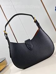 LV Low Key Shoulder Bag Black M24611 26x18x7cm - 2