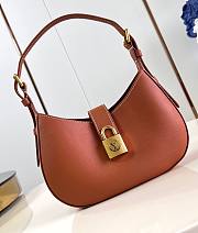 LV Low Key Shoulder Bag Brown M24885 26x18x7cm - 1