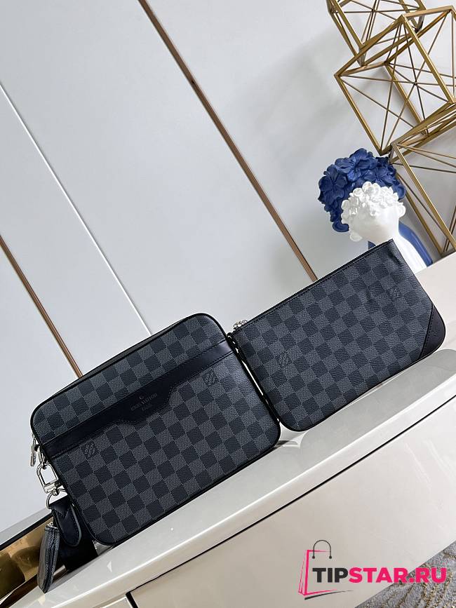 LV Trio Messenger N40519 25x18.5x7cm - 1