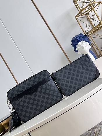 LV Trio Messenger N40519 25x18.5x7cm