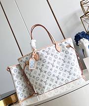 LV Neverfull MM Multicolor Beige M24905 Nautical 31x28x14cm - 1