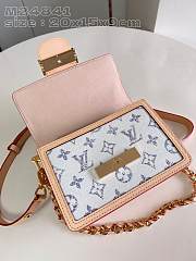 LV Mini Dauphine Multicolor Beige M24841 Nautical 20x15x9cm - 4