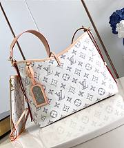 LV CarryAll PM Multicolor Beige M24707 Nautical 29x24x12cm - 1