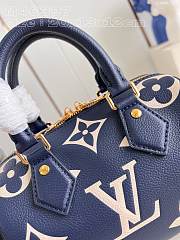 LV Speedy Bandoulière 20 Navy Blue M47048 Nautical 20.5x13.5x12cm - 4