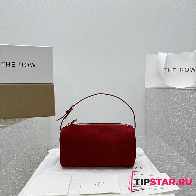 The Row 90's Bag In Nubuck Red 19.5x10x8cm - 1