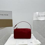 The Row 90's Bag In Nubuck Red 19.5x10x8cm - 1