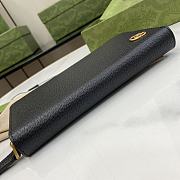 Gucci GG Marmont Leather Zip Around Wallet Black 19x10.5x2.5cm - 4