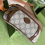 Gucci Belt Bag With Interlocking G Beige And Ebony GG 24x13x5cm - 3