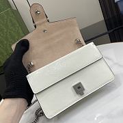 Gucci Dionysus Super Mini Bag White Patent 17.5x11x6.5cm - 4