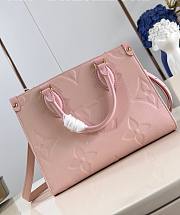 LV OnTheGo PM Opal Pink M47135 25x19x11.5cm - 6