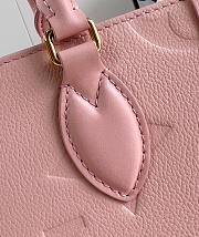 LV OnTheGo PM Opal Pink M47135 25x19x11.5cm - 2