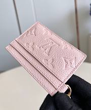 LV Charms Card Holder Opale Pink M83562 10.2x7.3x0.3cm - 6