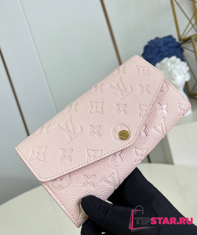 LV Sarah Wallet Opale Pink M83443 19x10.5x2cm - 1