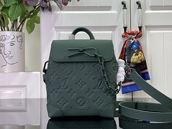 LV Nano Steamer Dark Green M83052 15x18x7cm