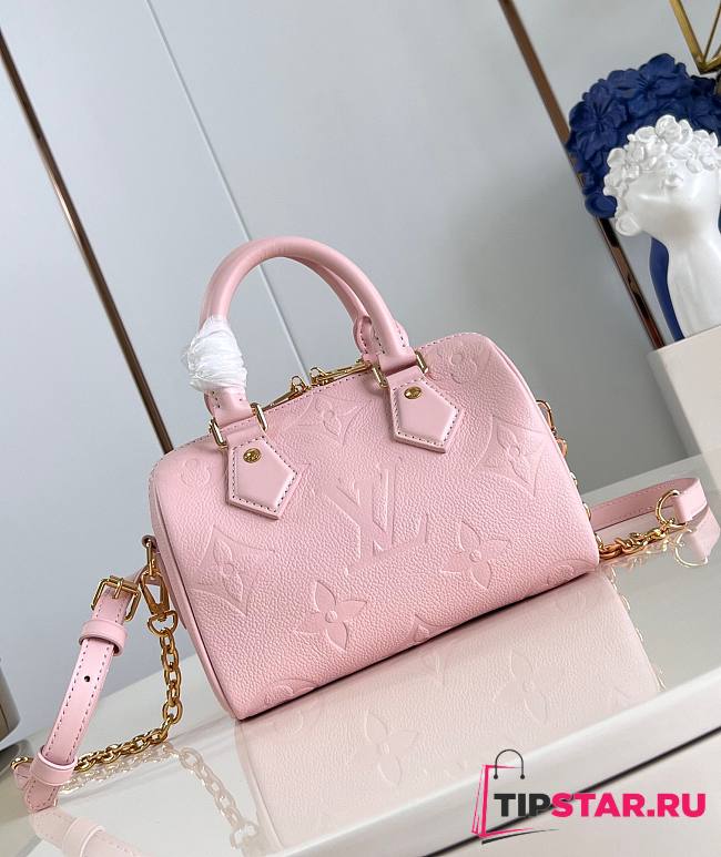 LV Speedy Bandoulière 20 Opal Pink M47136 20.5x13.5x12cm - 1