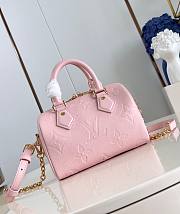 LV Speedy Bandoulière 20 Opal Pink M47136 20.5x13.5x12cm - 1