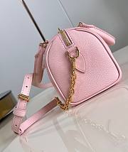 LV Speedy Bandoulière 20 Opal Pink M47136 20.5x13.5x12cm - 6