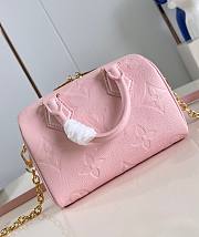 LV Speedy Bandoulière 20 Opal Pink M47136 20.5x13.5x12cm - 4