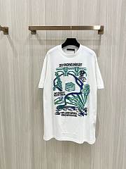 LV Intarsia Graphic Cotton T-Shirt 1AFJFP - 5