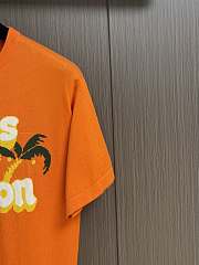 LV Short-Sleeved Cotton Crewneck Orange 1AFQQZ - 3