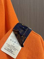 LV Short-Sleeved Cotton Crewneck Orange 1AFQQZ - 5