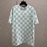 LV Printed Short-Sleeved Cotton T-Shirt 1AFR23 - 1