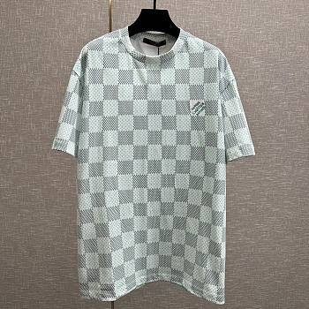 LV Printed Short-Sleeved Cotton T-Shirt 1AFR23